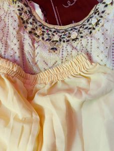 Sharara Set With Net Dupatta