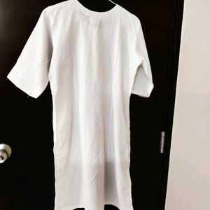 White Cotton Kurta