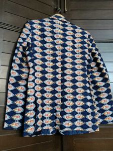 Multicolored printed Men&#39;s blazer