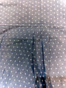 Boys Blue Patterned Shirt