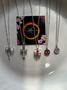 Anti-tarnished Charm Necklaces