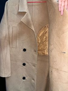 HANDMADE Wool Blend Trench Coat