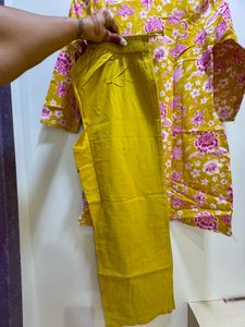 Floral Print Kurta Set