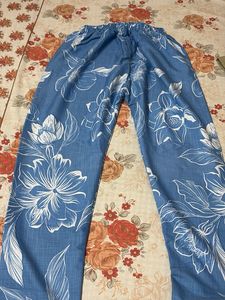 Elegant Blue Floral Co-ord Set