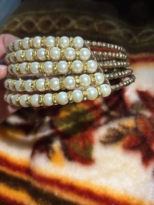 Pearl &amp; Crystal chokar