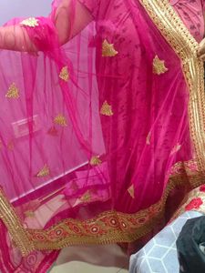 Lehenga Ready To Wear With Unstitched Blouse Mater