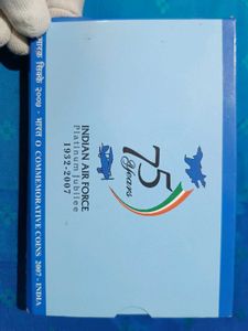 Indian Airforce Proof Set 100 Rupees And 2 Rs Coin