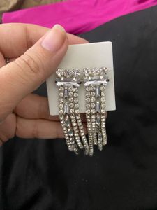 Dangling Rhinestone Earrings