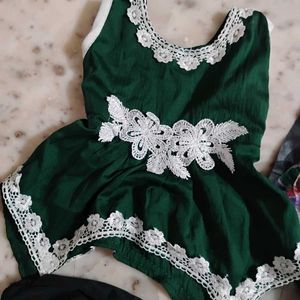 Kids Combo: Fancy Dress, Top and 3 Pantis Set