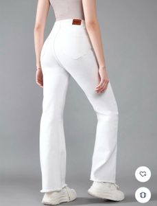 White Flared Jeans