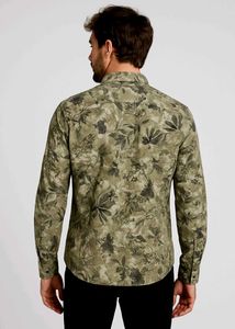 Green Floral Print Shirt (M Size)