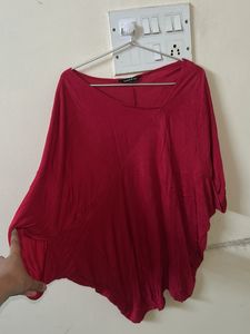 Elegant Red Top