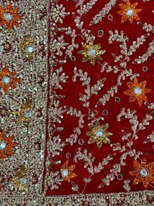 Red EmbellishedBridal Lehenga Choli