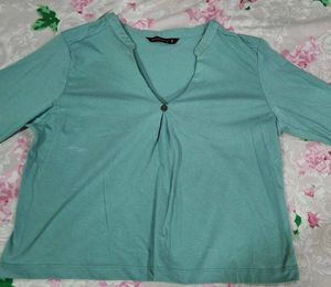 Teal Casual Top