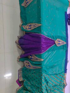 Trendy and ready to wear Saree along with Blouse