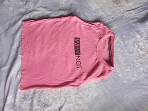 Pink Crop T Shirt 🦩🌺💓
