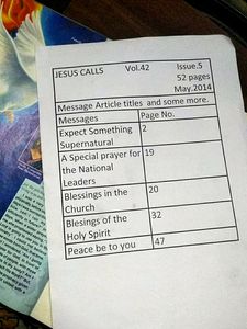 Jesus Calls- Old Magazine Copy
