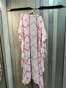 Pink Tie-Dye 3 piece Dhoti Co-ord Set