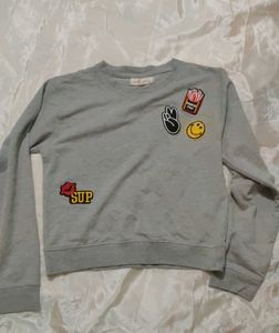 Cute Patch Sweatshirt