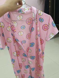 Cute Pink Smiley Pajamas