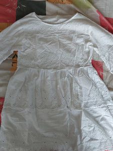 White Short Kurti