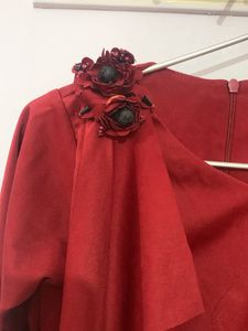 Elegant Red Party Dress