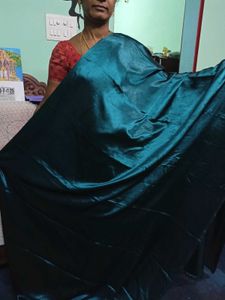 Elegant Teal Saree