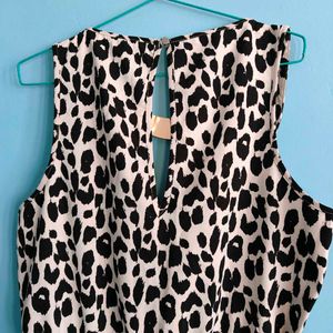 Chic Animal Print Mini Dress