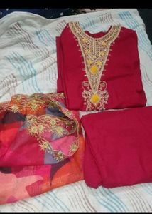 Elegant Embroidered Kurta Set