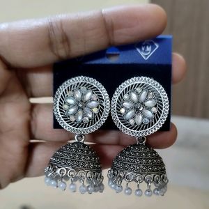Oxidized Jhumaka