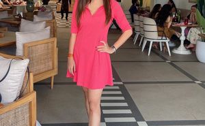 Casual Coral Dress