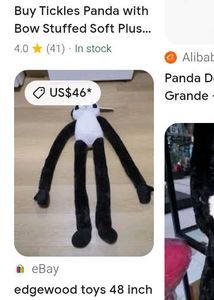 Musical Hanging Panda Plush