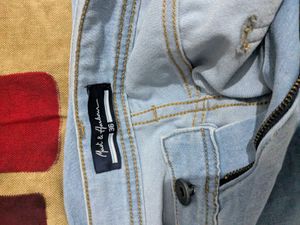 Light Blue Cargo Jeans
