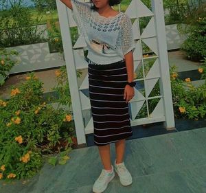Knit Top With Skirt