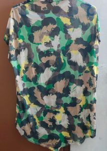 Stylish Animal Print Top