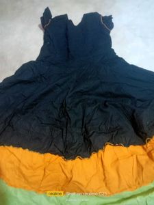 Cotton Black Gown