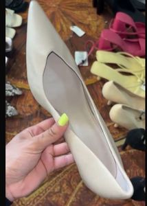 MANGO Solid Nude Pumps