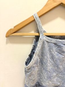 Beautiful Lace Trim Crop Tank
