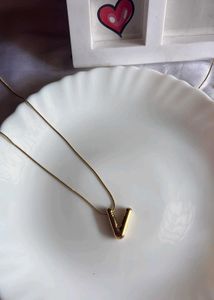 Gold Initial Necklaces - D, H,B, L,V S,K Sold Out