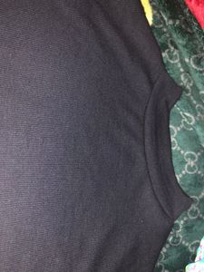 Black Halter Neck T-shirt