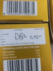 Gold Cream Bleach Pack Of 3