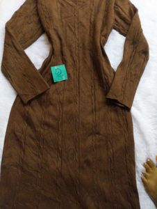 💗Brown Knit Midi Dress💗
