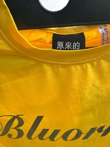 Yellow oversized  M L size