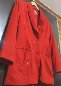 Red 🔴 Blazer For Girl Or Woman 36 Bust