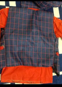 Boys Red &amp; Navy 3-Piece Outfit