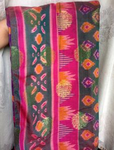 Vintage Woven Ikat Pochampalli Pure Silk Saree