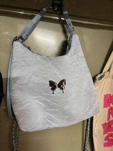 Butterfly Detail Hobo Bag