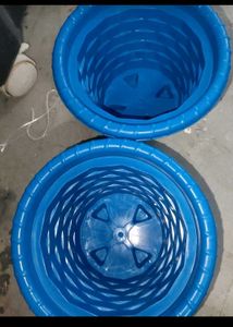 Set of 10 Plastic Plant Pots