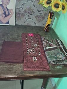 Neeru&#39;s Embroidered Salwar Kameez Dupatta
