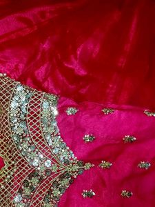 Beautiful Lehenga Choli Colour Dark Pink 4 Se 6 Sal Ki Ladkiyon Ke Liye Fabric Net Aur Sequence Zari Ki Embroidery Ka Kam👗